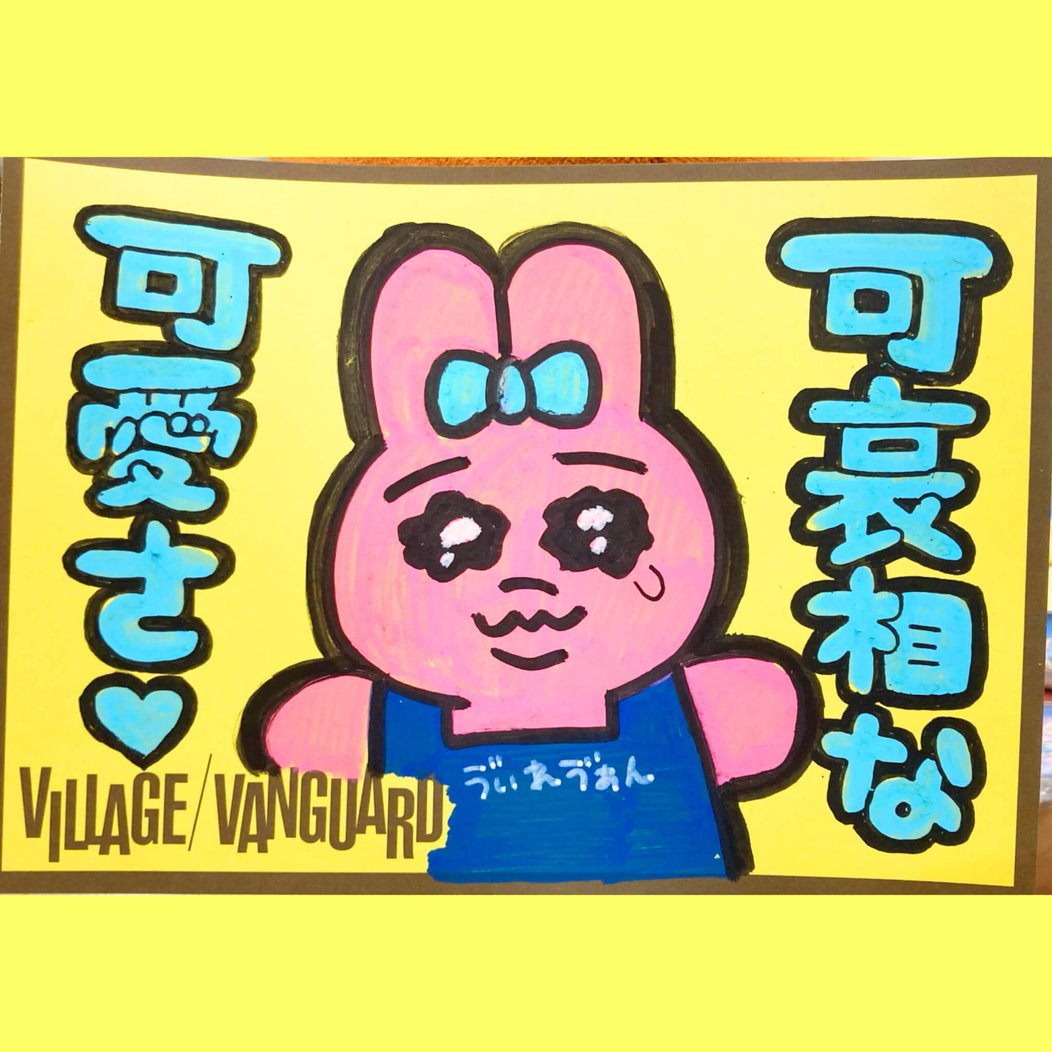 私的おぱんちゅうさぎ思考atヴィレヴァン | 店員の日常 | ヴィレッジ