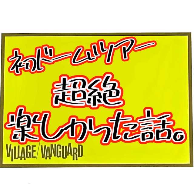 初のドームツアー超絶楽しかった話。 | 店員の日常 | ヴィレッジ